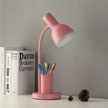Multifunktionelt bord lampe dobbelt formål LED-lampe holder mobiltelefonholder kreativ foldning pen indehaveren container