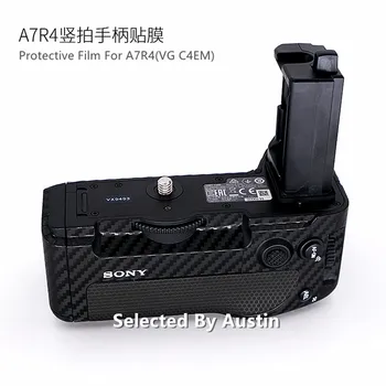Decal Hud Wrap Film Til Sony VG C4EM A7R4 A9M2 Batteri Greb Mærkat Anti-ridse Protector Case