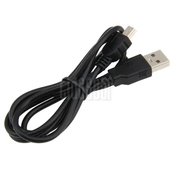 10stk Sort 1M USB 2.0 A til Mini B-5Pin Mandlige Hurtig Data Oplader Kabel Ledning Opladning Linje For MP3 MP4-Afspiller Bil GPS-Kamera