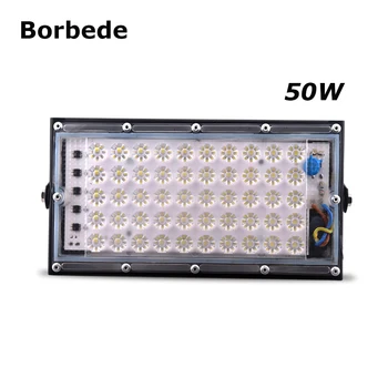50W LED Projektør Hvid 6500K Uden for væglampe Udendørs Oversvømmelse Lys прожектор светодиодный