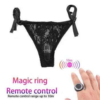 Fjernbetjeningen Klitoris Stimulator Trusser med Vibrator Wireless USB-Opladning, Strap On Vibrator Masturbator Sex Legetøj Til Kvinder
