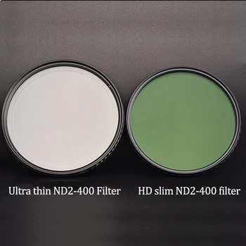 ZOMEI Slank Justerbar Neutral Density ND2-400 Filter for Canon Nikon Kamera Linse 49/52/55/58/62/67/72/77/82mm
