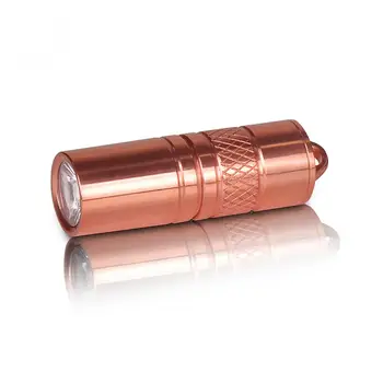 Vandtæt Bærbare Messing R5 5W 200 Lumen Mini LED Lys Lommelygte Lommelygte med Mikro-USB-Opladning Af 3,7 V Batteri 10180