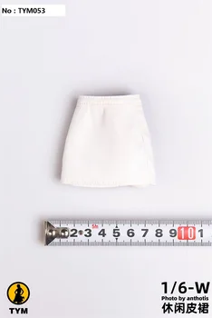 På Lager 1/6 Skala Sexet Kvinde Kvinder 's Tøj, Tilbehør Kort Læder Nederdel Model for 12