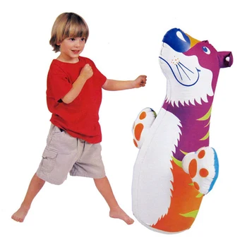 3D Oppustelige Dinosaur Legetøj Bop Taske/Sandbag Børn Interaktivt Legetøj, som Børn Oppustelig Boxing Bag Tumbler Toy