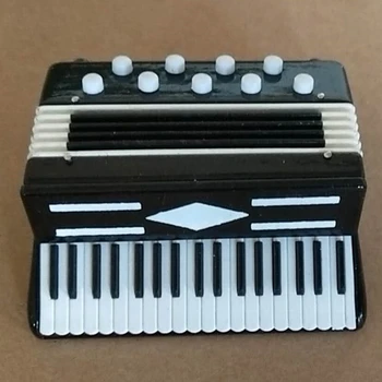 SYR-Miniature Harmonika Mini-Musical Instrument Accordeon Udsøgt musikinstrumenter Ferie Dekoration Musik Gaver
