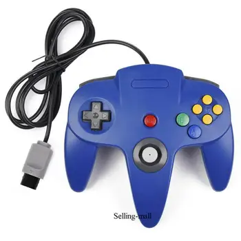 N64 Controller Joystick, Gamepad Lange Kabel Til Klassiske Nintendo 64-Konsollen Spil Wired Controller Gamepad Klassiske Spil Controlle