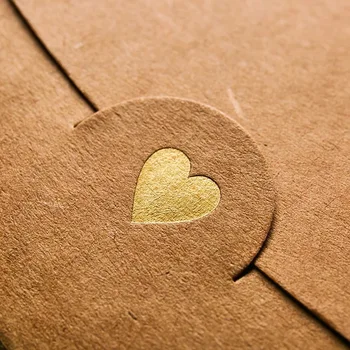 Papir konvolut,Golden Heart clasp konvolutter,Bryllup Invitation Konvolut Gave DIY Konvolutter 10stk/masse