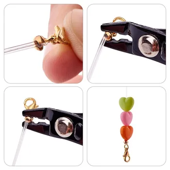 500pcs/max 3mm Blandet Farve Strygejern Crimp Beads Dækker Ende Perler Prop for DIY Smykker Gøre faktiske Leverancer, 3mm I Diameter
