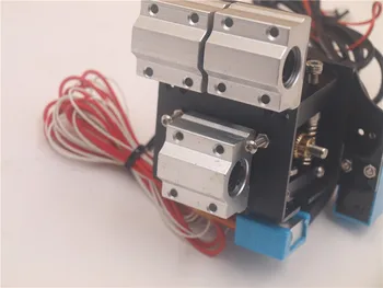 Reprap Prusa i3 Anet A8 3D-printer automatisk nivellering ekstruder montage kit med silikone sok alle metal ekstruder transport
