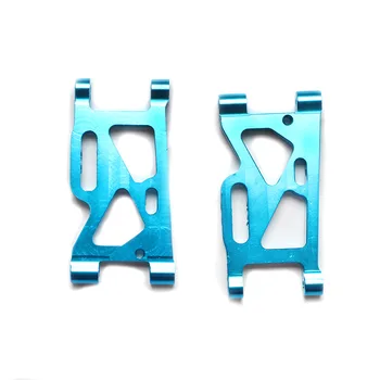2STK Front Lower Suspension Arm for Wltoys 144001 Rc Hobby Model Bil 1/14 Lc Racing Fulde Serie Oprejst Sæt A-Arm Aluminium
