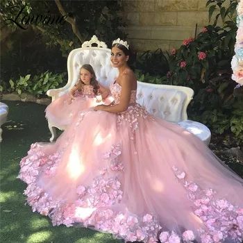 Pink Blomst Fantastiske Lange Kjoler Skræddersyet Mellemøsten Arabisk Aften Kjoler Formel Bryllup Part Kjole Celebrity Kjoler