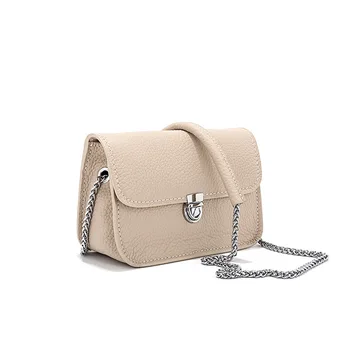 Mini-kæde tasker til kvinder ko læder skuldertaske nye luksus håndtasker, kvinder tasker designer små ægte læder crossbody tasker