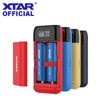 XTAR PB2S 18650 Batteri Oplader Power Bank QC3.0, Hurtig Opladning Type-C-INDGANG USB-Oplader 21700 20700 18700 18650 Batteri Oplader