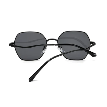LongKeeper Polygon Solbriller Kvinder 2020 Mode Metal solbriller Kvindelige Guld Pink Eyeware Vintage Oculos De Sol Feminino UV400