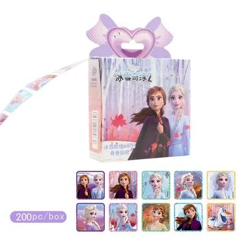 Disney Frosne Elsa Anna Flytbare Klistermærker Prinsesse Scrapbooking Til Børn, Indretning Dagbog, Notesbog Dekoration Toy Klistermærker