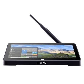 PiPo X8 Pro-TV-Boksen Style Mini-PC 2 GB, 32 GB Windows 7 tommer 10 Intel Cherry Trail X5-Z8350 Quad Core, Støtte TF Kort / BT / LAN