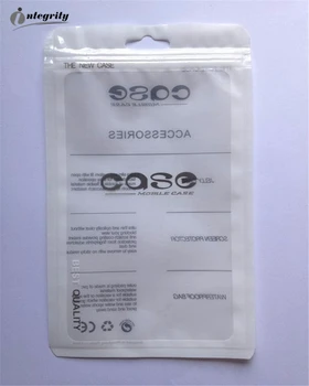 INTEGRITET 3000pcs 12.5X21cm lynlås plast Tilbehør celle Mobiltelefon Tilfælde Dække Emballage Pakke Taske til SONY iPhone 6 Plus