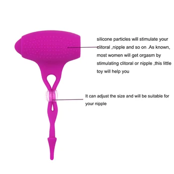 DINGYE 2pcs/set Brystvorte Vibrator Bryst Massageapparat Voksen Sex Legetøj Sex Produkt Tunge Vibrator Sexo