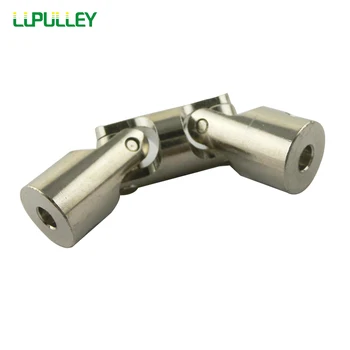 LUPULLEY Model Metal Cardan Fælles Gimbal Koblinger Dobbelt kardanled 4 mm til 4 mm/5 mm til 5 mm/6 mm til 6 mm 1 STK