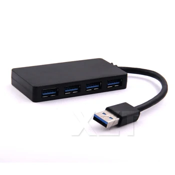 Nyeste 4 Ports USB 3.0 Hub 5Gbps Kompakte Bærbare til PC, Mac Laptop, Desktop, Notebook