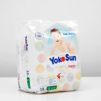 Trusse bleer YokoSun, L (9-14 kg), 18 stk. 4899226 Disponibel Baby For Børn kiddiapers