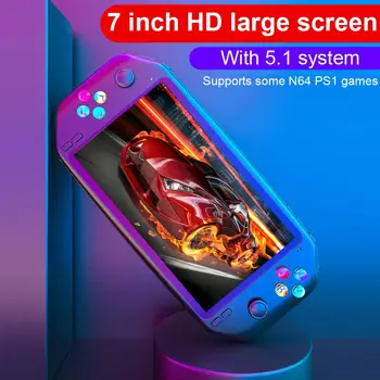 2020 Nye Spil Controller Mini Håndholdte spillekonsol Gamepad Med 7 Tommer IPS Skærm, Dobbelt Håndtag spillemaskine