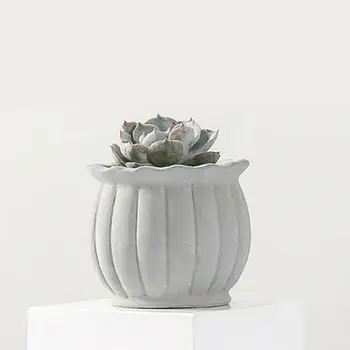 Lille Cement Ler Plan Plantageejer Pot Silikone Forme Håndlavet Konkrete Dekorative Flower Pot Skimmel