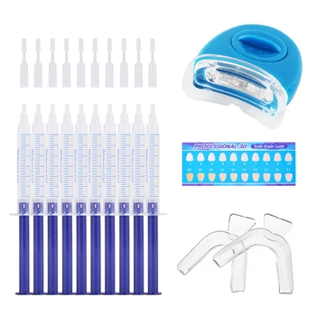 Tandblegning Peroxid Dental Blegning, Oral Gel Kit Med LED tandblegningsmiddel Dental Udstyr Koldt Lys Tand Skønhed