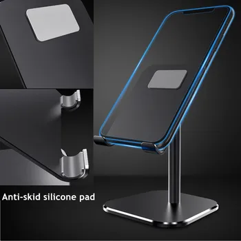 Tablet Stand Holder Metal Justerbar Desktop holder Til Samsung, Huawei iPad Stå Universal mobiltelefonholder