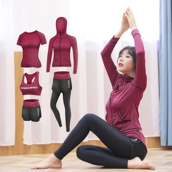Kvinders Tøj 2020 Efteråret Træningsdragter Hustruer Sports-Bh og Leggings Åndbar Fitness Tøj Yoga Sæt Kører Fitness