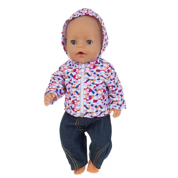 2020 Varm Jakke Dukke Tøj Passer til 17 tommer 43 cm Dukke Tøj Født Babyer Dukke Tøj Til Baby Fødselsdag Festival Gave