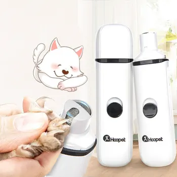 HOOPET Elektriske Pet Søm Grinder Pet Poter Trimmer Dog Negle Pleje Af Katten Clipper Trimning Cutter USB-Opladning Kæledyr Levering