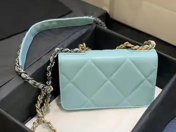 2020 luksus håndtaske design-19 tasker kvinder ' s Cross taske soft læder Mini mærke pung tyk kæde WOC kaviar skulder taske