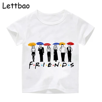 Venner Sommer Kids T-Shirt, Toppe Børne T-Shirts Hipster Tumblr Tee koreansk Stil Æstetiske Tøj, Smarte, Casual børnetøj