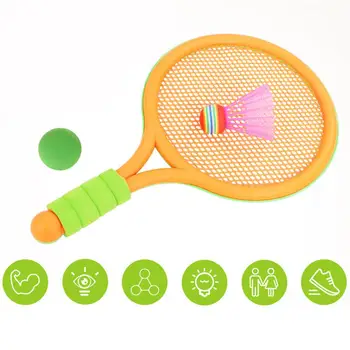 1 Sæt Ketcher Legetøj Badminton Sæt for Småbørn, Børn, Børn
