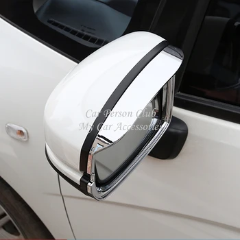 For Honda Fit-2019 Bagerste Se Side Spejl Regn Visir Skygge Shield Cover Støbning Trim ABS Chrome Car-Styling Tilbehør