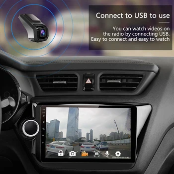 Skjult Smart WIFI Bil DVR X9 ADAS Dash Cam Mini Kamera, 1080P HD-Linse Kørsel Optager Skjulte Type for Android Multimedia-Afspiller