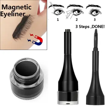 Sort Vandtæt Magnetiske Cream Eyeliner Makeup, Skønhed Comestics langvarig Eye Liner Gel Værktøjer Blyant Maquillaje Profesional
