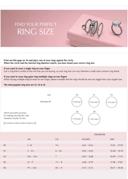 JZ0013 Oprindelige Høje Kvalitet Boutique 925 Sterling Sølv Ring Bryllupsdag Gave En bred Vifte af Muligheder for Gratis Fragt