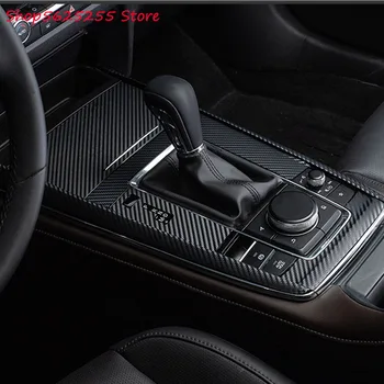 Bil Sticker til Mazda CX30 CX-30 2020 2021 Tilbehør Gear Shift Ramme Panel Membran Dekoration Dække Interiør Ændring