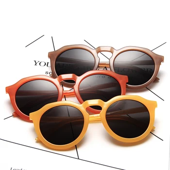 Lange Keeper Solbriller solbriller Kvinder Mænd Cat Eye Round Linse Plast Stel Ben Skygge Eyewear Briller UV400 Mode