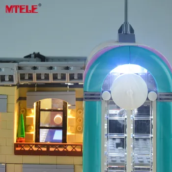 MTELE Brand LED Light Up Kit Toy For 10260 Compatile Med 15037