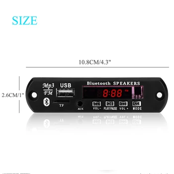 Onever Draadloze Bluetooth Fm-zender Bilsæt Speler 12 V MP3 WMA-Dekoder yrelsen Lyd Modul USB-TF Auto Accessoires Radio