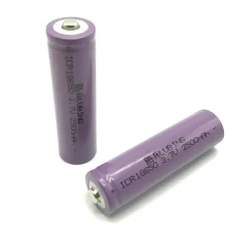 18650 lithium-batteri 3,7 V pegede lithium batteri 2500mah høj kapacitet lys lommelygte genopladeligt batteri