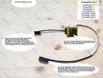LCD-controller board kit LVDS kabel 1920X1080 IPS FHD 1080P-Skærm Kit til HP 8470P / 8470W