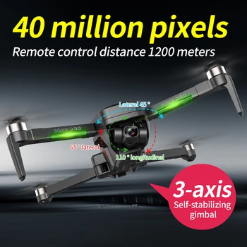 Bedste SG906 PRO2 GPS-Drone med 5G WiFi FPV 4K-3-akse Gimbal 16MP Dual Camera Profesional Børsteløs RC Quadcopter Dron Helikopter