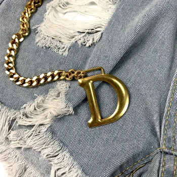 2020 talje kæde bælte luksus mærke D brev guld metal bælter til kvinder kvast ketting riem ceinture femme kjole linning cintos