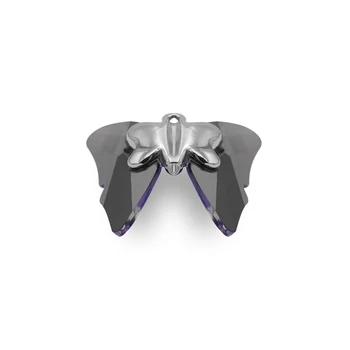 Crystal Stor Sommerfugl Skinnende Sten Nail Art Rhinsten Metal Krystal Sten DIY butterfly 3D Stor størrelse nail art dekoration