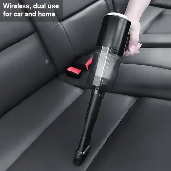 Bærbare Bil Støvsuger Håndholdte Mini-USB-Genopladelige Bilen Dust Buster Blæser Våd Tør med Dobbelt Anvendelse, Auto Forsyninger 120W